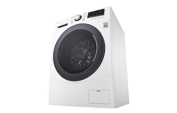LG FH4A8FDH2N lavasciuga Libera installazione Caricamento frontale Nero, Bianco