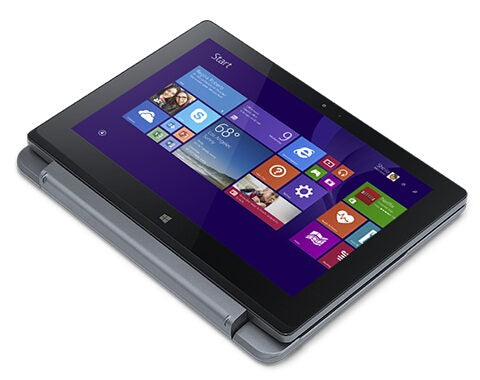 Acer One 10 S1002-124H Ibrido (2 in 1) 25,6 cm (10.1") Touch screen Intel Atom® 2 GB DDR3L-SDRAM 32 GB Flash Windows 10 Home Grigio