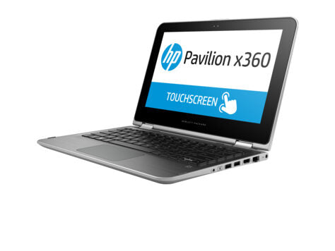 HP Pavilion x360 11-k100nl Computer portatile 29,5 cm (11.6") Touch screen Intel® Pentium® 4 GB DDR3L-SDRAM 500 GB HDD Wi-Fi 5 (802.11ac) Windows 10 Home Grigio, Argento