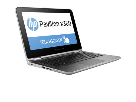 HP Pavilion x360 11-k100nl Computer portatile 29,5 cm (11.6") Touch screen Intel® Pentium® 4 GB DDR3L-SDRAM 500 GB HDD Wi-Fi 5 (802.11ac) Windows 10 Home Grigio, Argento