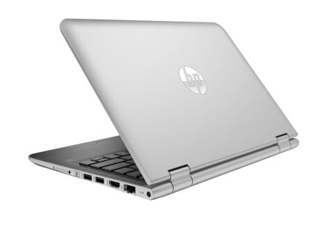 HP Pavilion x360 11-k100nl Computer portatile 29,5 cm (11.6") Touch screen Intel® Pentium® 4 GB DDR3L-SDRAM 500 GB HDD Wi-Fi 5 (802.11ac) Windows 10 Home Grigio, Argento