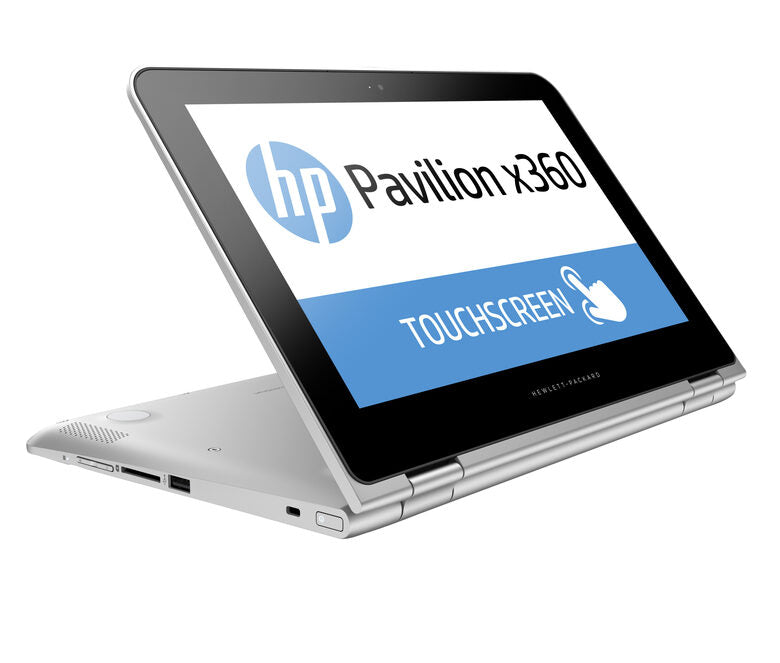 HP Pavilion x360 11-k100nl Computer portatile 29,5 cm (11.6") Touch screen Intel® Pentium® 4 GB DDR3L-SDRAM 500 GB HDD Wi-Fi 5 (802.11ac) Windows 10 Home Grigio, Argento