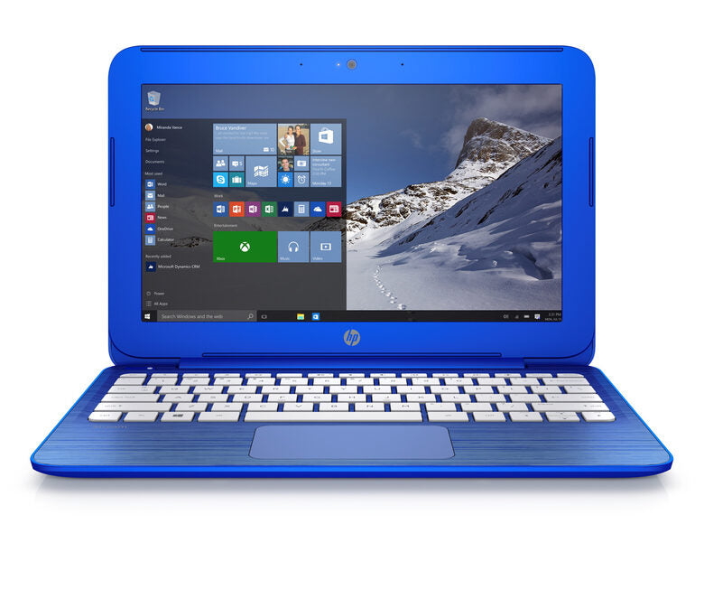 HP Stream 13-c100nl Computer portatile 33,8 cm (13.3") HD Intel® Celeron® 2 GB DDR3L-SDRAM 32 GB eMMC Windows 10 Home Blu