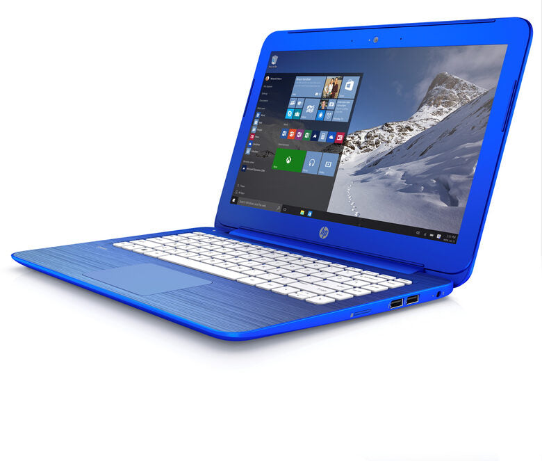 HP Stream 13-c100nl Computer portatile 33,8 cm (13.3") HD Intel® Celeron® 2 GB DDR3L-SDRAM 32 GB eMMC Windows 10 Home Blu