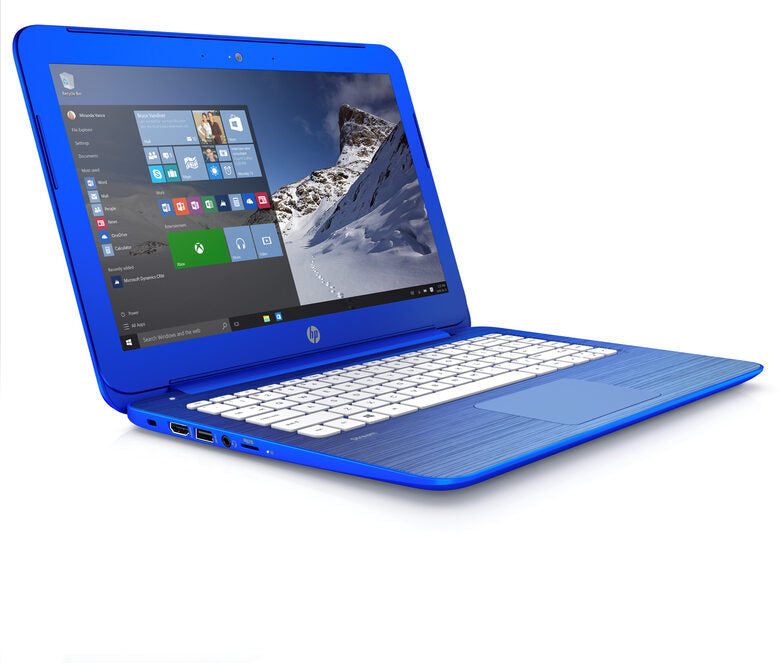 HP Stream 13-c100nl Computer portatile 33,8 cm (13.3") HD Intel® Celeron® 2 GB DDR3L-SDRAM 32 GB eMMC Windows 10 Home Blu