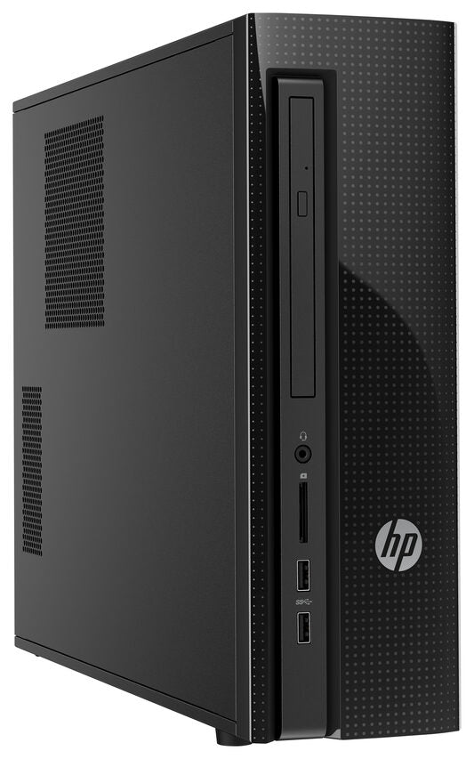 HP Slimline 450-a100nl DDR3L-SDRAM A6-6310 SFF AMD A6 4 GB 500 GB HDD Windows 10 Home PC Nero