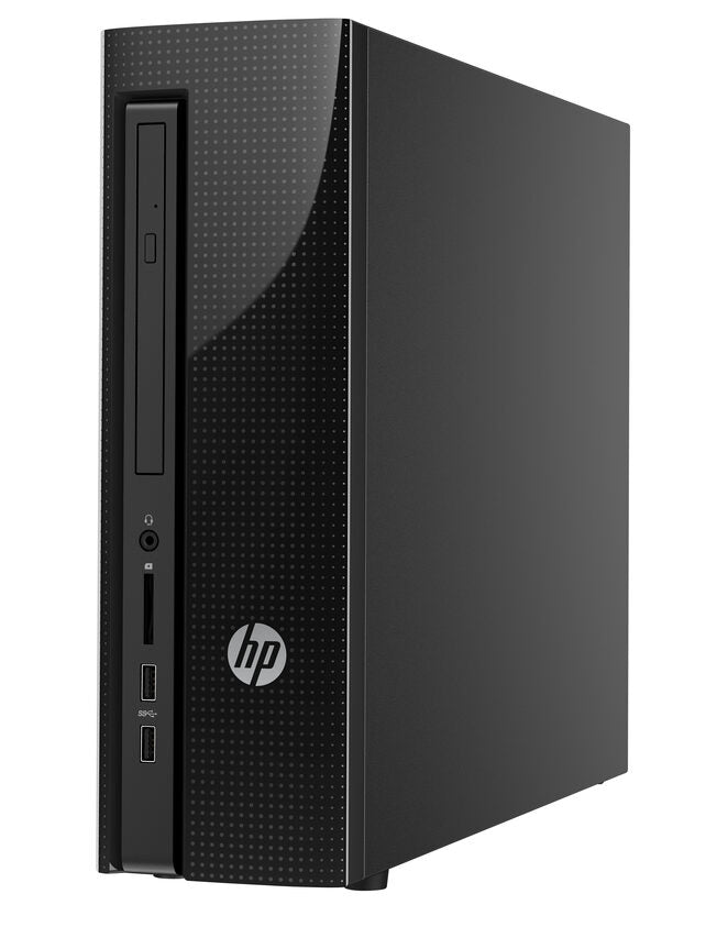 HP Slimline 450-a100nl DDR3L-SDRAM A6-6310 SFF AMD A6 4 GB 500 GB HDD Windows 10 Home PC Nero