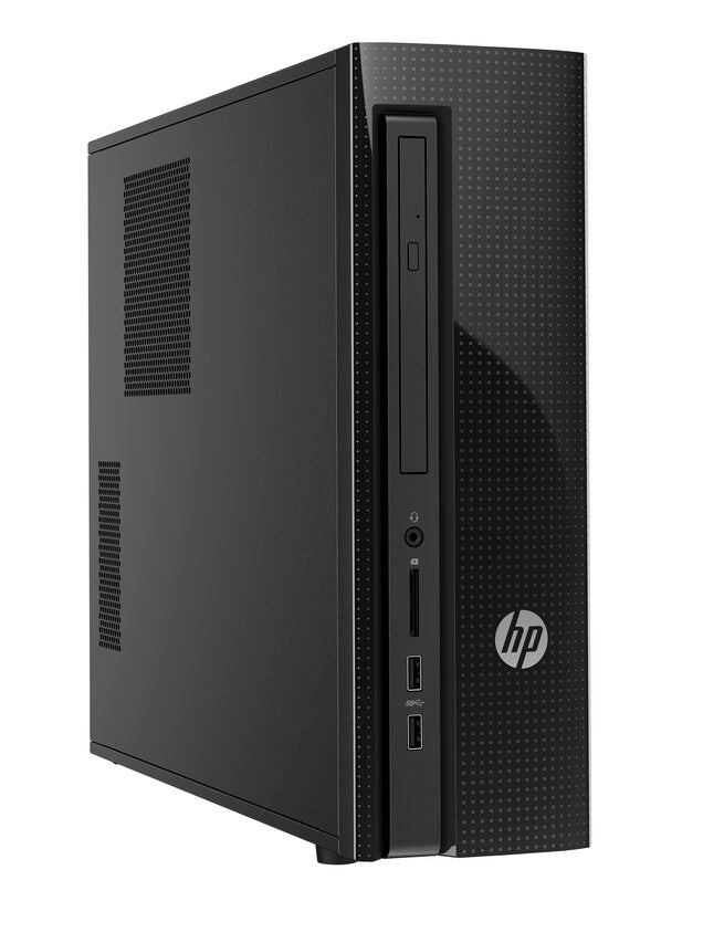 HP Slimline 450-a100nl DDR3L-SDRAM A6-6310 SFF AMD A6 4 GB 500 GB HDD Windows 10 Home PC Nero