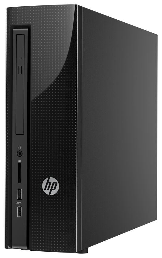 HP Slimline 450-a100nl DDR3L-SDRAM A6-6310 SFF AMD A6 4 GB 500 GB HDD Windows 10 Home PC Nero