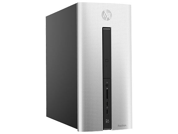 HP Pavilion 550-106nl DDR3-SDRAM A10-8750 Desktop AMD A10 8 GB 1000 GB HDD Windows 10 Home PC Nero, Argento
