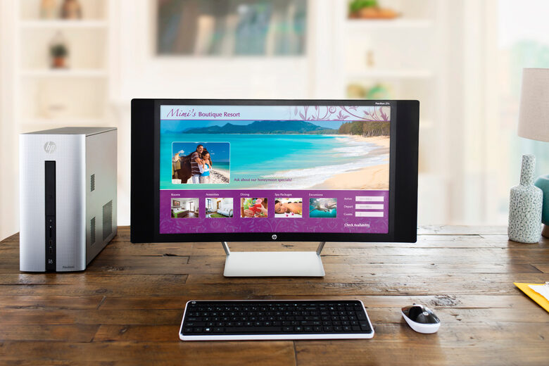 HP Pavilion 550-106nl DDR3-SDRAM A10-8750 Desktop AMD A10 8 GB 1000 GB HDD Windows 10 Home PC Nero, Argento