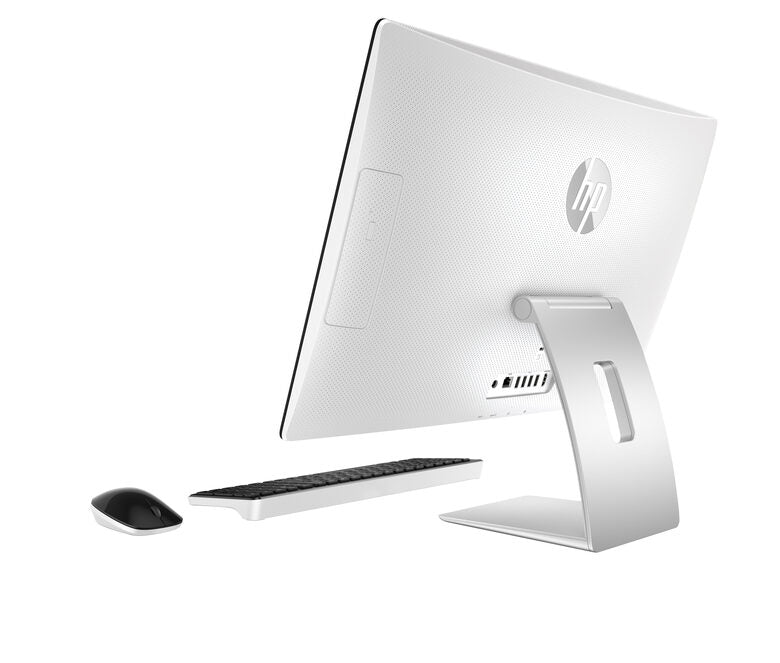 HP Pavilion 23-q102nl 58,4 cm (23") 1920 x 1080 Pixel Intel® Core™ i3 di quarta generazione 4 GB DDR3L-SDRAM 500 GB HDD PC All-in-one Windows 10 Home Wi-Fi 5 (802.11ac) Nero, Bianco