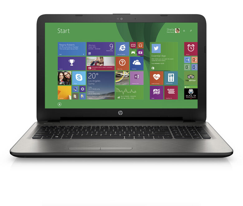 HP 15-ac116nl Computer portatile 39,6 cm (15.6") Intel® Core™ i3 di quinta generazione 4 GB DDR3L-SDRAM 500 GB HDD AMD Radeon R5 M330 Windows 10 Home Argento