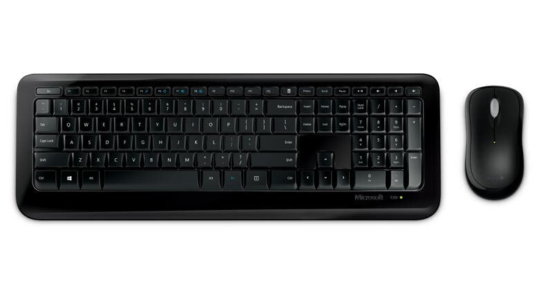 Microsoft Wireless Desktop 850 tastiera Mouse incluso Casa RF Wireless Nero