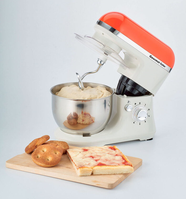 Ariete Gourmet Color robot da cucina 1000 W 4 L Arancione, Bianco