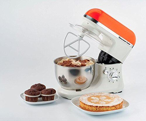 Ariete Gourmet Color robot da cucina 1000 W 4 L Arancione, Bianco