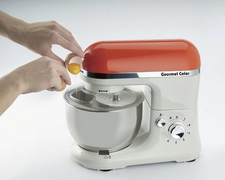 Ariete Gourmet Color robot da cucina 1000 W 4 L Arancione, Bianco