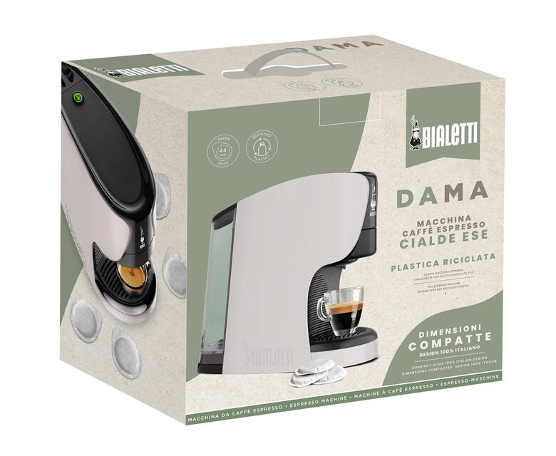 Bialetti Bundle DAMA Cialde ESE Grey con 30 Cialde ESE 44mm