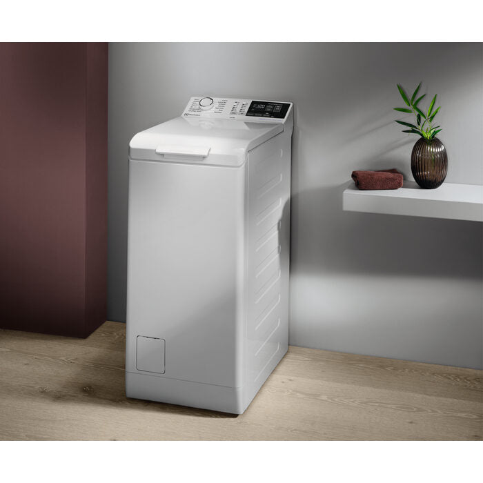 Electrolux EW6T437A Serie 600 Lavatrice A Carica Dall'alto Libera Installazione 7 Kg, 1251 Giri, SensiCare System, Eco Time Manager®, Anti-Allergy, Soft Opening, Classe A, Bianco