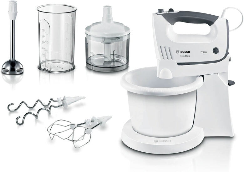 Bosch MFQ37490 Sbattitore ErgoMixx 750 W Bianco, grigio