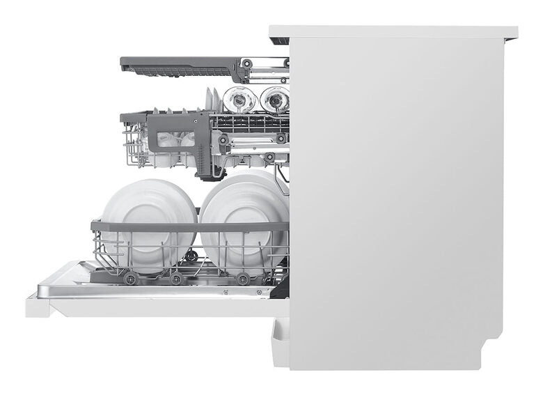 LG DF365FWS Lavastoviglie a libera installazione cm. 60 - 14 coperti - bianco