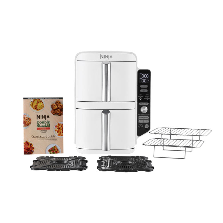 Ninja SL400EUWH friggitrice Doppia 9,5 L Indipendente 2470 W Friggitrice ad aria calda Bianco
