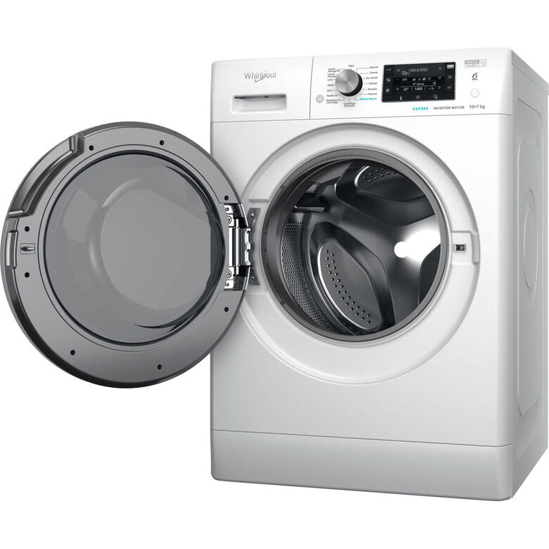 Whirlpool FreshCare Lavasciuga a libera installazione - FFWDD 107436 BSV IT