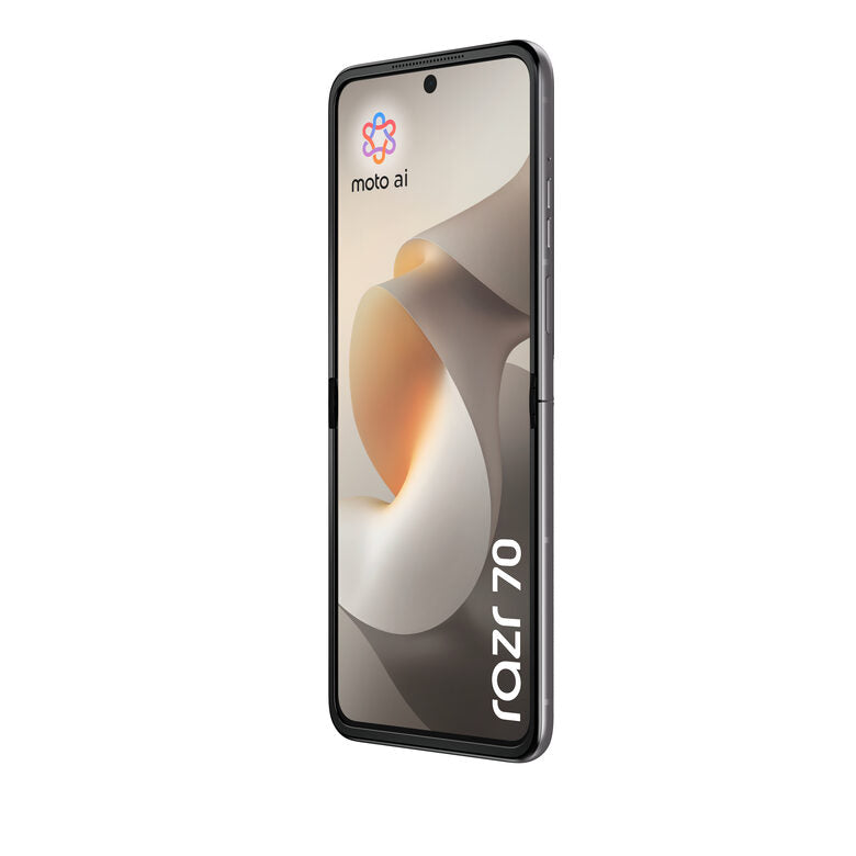 Motorola razr 70 (8/256GB, Doppia camera 50MP, Display interno FHD+ 6.9" 120Hz e esterno 3.62", MediaTek Dimensity 7450X, 4800mAh, TurboPower 30W, Android 16), PANTONE Hematite