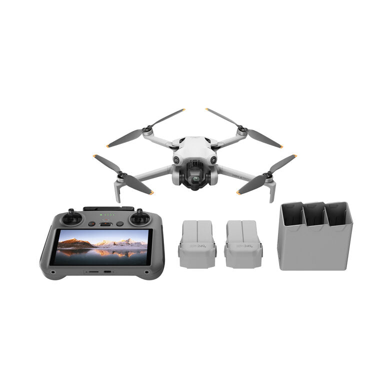 DJI Mini 4 Pro Fly More Combo (RC 2) Drone 4 rotori Quadrirotore 48 MP 3840 x 2160 Pixel 2590 mAh Nero, Bianco