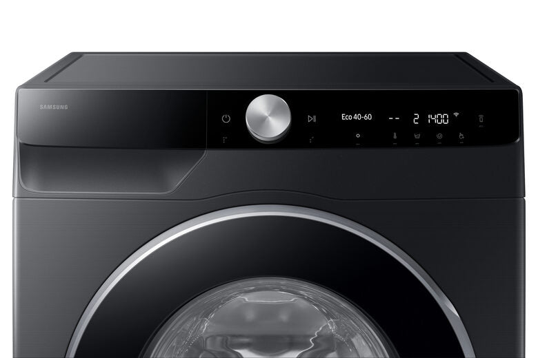 Samsung WW10FG6U94LBU3 Lavatrice A Libera Installazione 10 Kg, AI Control Ecodosatore, 1351 Giri, Classe A, Nero