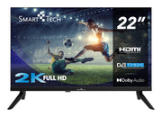 Smart Tech 22FN01V TV LED 22" Full HD DVB-T2 HEVC HDMI USB Nero