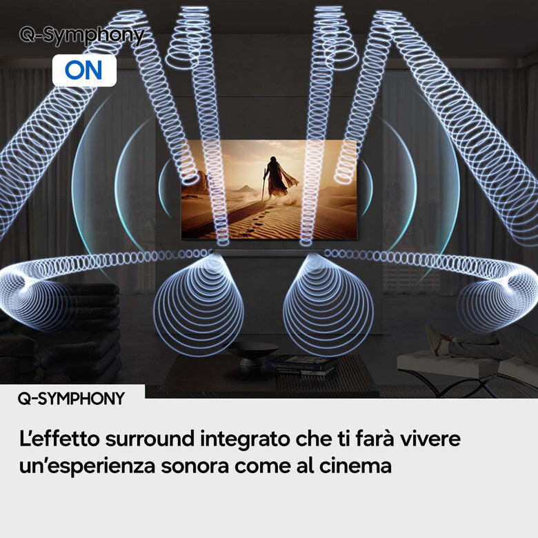 Samsung Soundbar HW-Q930H/XC, Audio 9.1.4 canali, potenza 580W, Active Voice Amplifier Pro, Bluetooth 5.3, Q-Symphony, Wireless Dolby Atmos, 2026