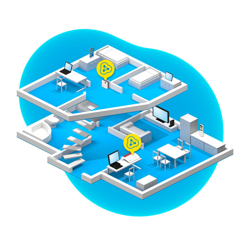 Repeater Mesh Wi-Fi Extender 1600 (FRITZ! 1200 AX International) Ripetitore di rete Bianco 10, 100, 1000 Mbit/s
