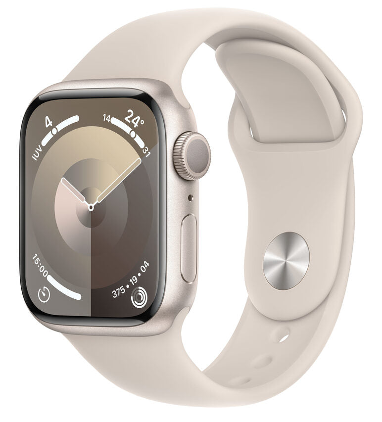 Apple Watch Series 9 GPS Cassa 41mm in Alluminio Galassia con Cinturino Sport Galassia - M/L
