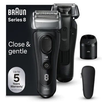 Braun Series 8 8560cc Wet & Dry Rasoio Trimmer Nero