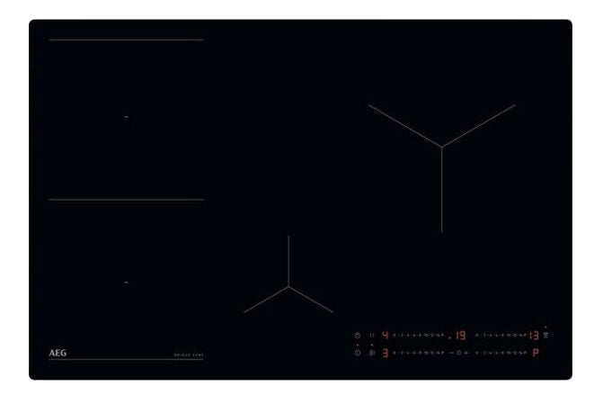 AEG TO84IB00IB Nero Da incasso 80 cm Piano cottura a induzione 4 Fornello(i)