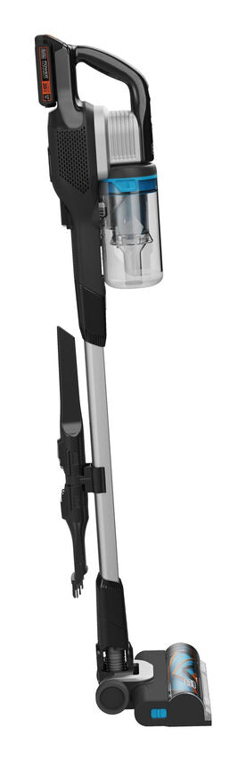 Black & Decker BHFEB520D1 aspirapolvere senza filo Nero, Trasparente, Bianco Senza sacchetto