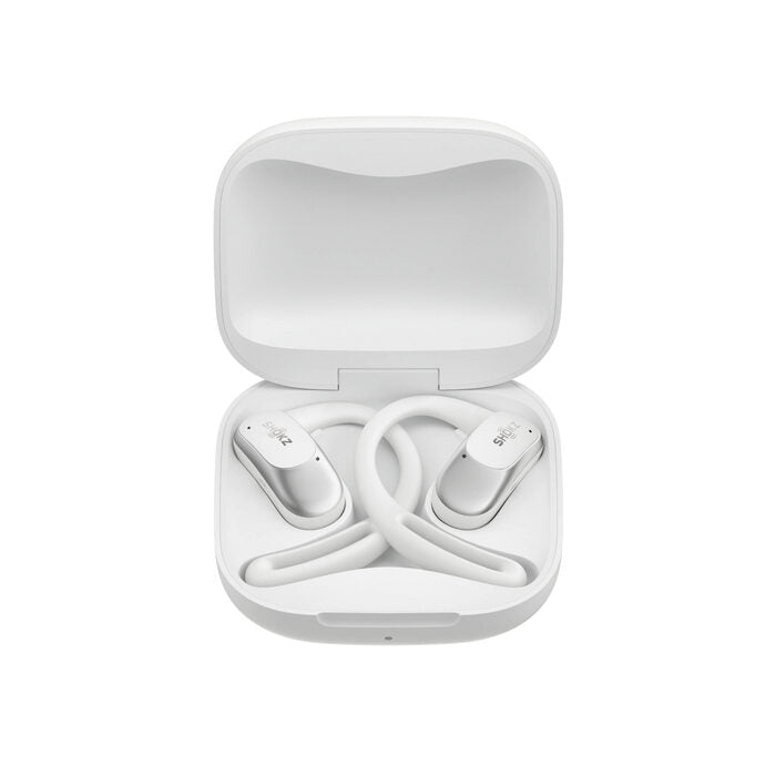 SHOKZ OpenFit Air, weiss Auricolare Wireless A clip Chiamate/Musica/Sport/Tutti i giorni Bluetooth Bianco