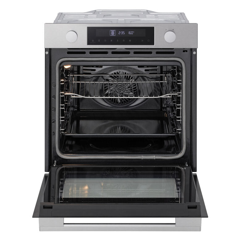 LG Forno 72L Classe A | 11 modalità di cottura, Frittura ad aria, Modalità pizza, Lievitazione, Pulizia pirolitica | Acciaio