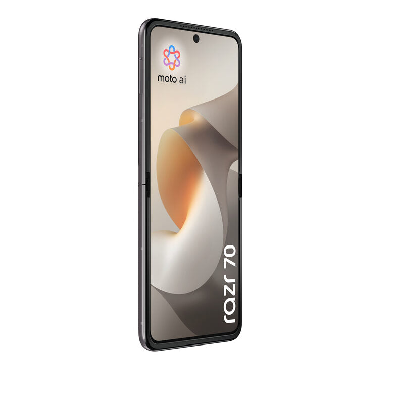 Motorola razr 70 (8/256GB, Doppia camera 50MP, Display interno FHD+ 6.9" 120Hz e esterno 3.62", MediaTek Dimensity 7450X, 4800mAh, TurboPower 30W, Android 16), PANTONE Hematite