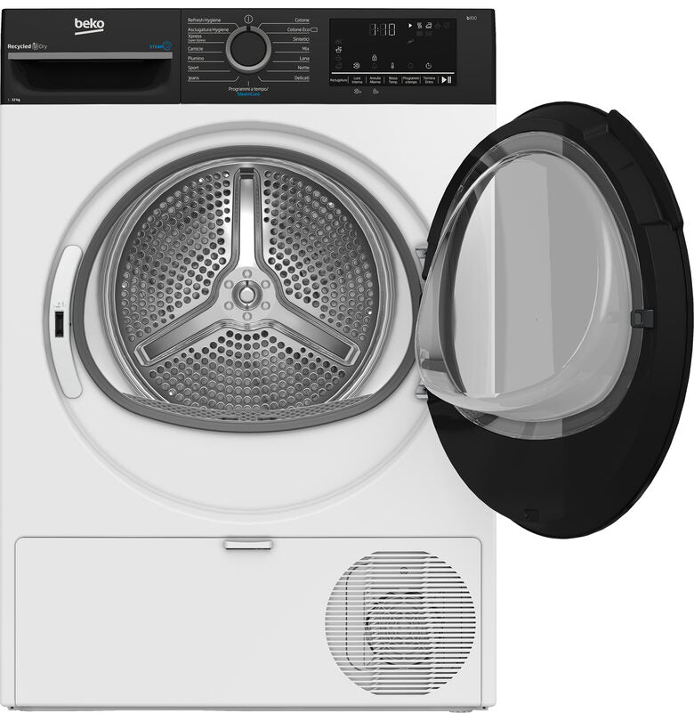Beko BMGT4122SBI: Asciugatrice 12kg, classe E, motore inverter