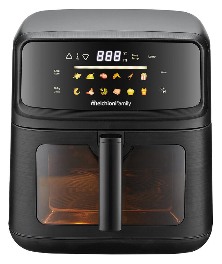 Melchioni MARTINA 10L Singolo Indipendente 2100 W Friggitrice ad aria calda Nero