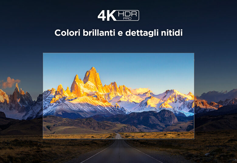 TCL 43C655 Televisione Smart TV 43 Pollici Qled 4K Serie C6 Dolby Vision Atmos Google TV