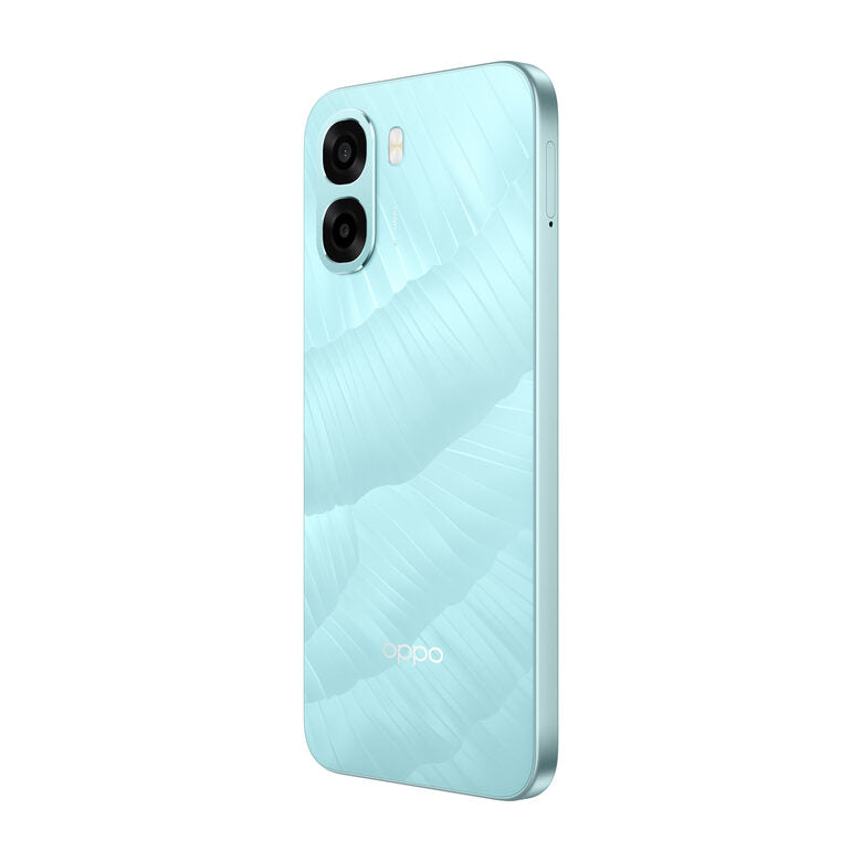 OPPO A6x AI Smartphone, doppia fotocamera 13MP+QVGA, Selfie 5MP, Display 6.75” 120HZ IPS HD+, 6100mAh, RAM 4GB(Esp1GB/2GB/4GB)+ROM 128GB [Versione Italia], Ice Blue