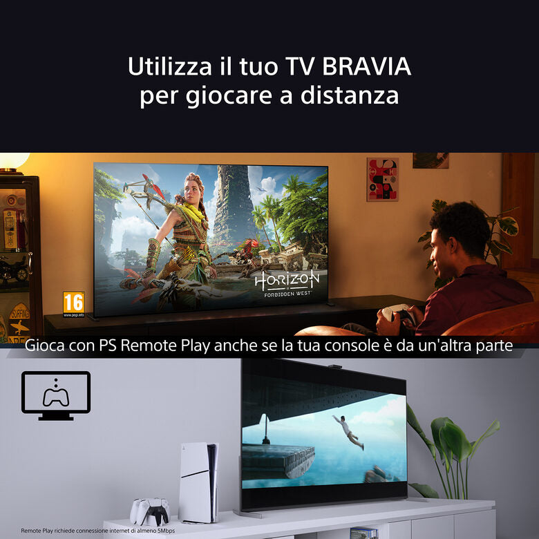 Sony K65XR83AEP Televisione Smart TV 65 Pollici Oled 4K Bravia Nero
