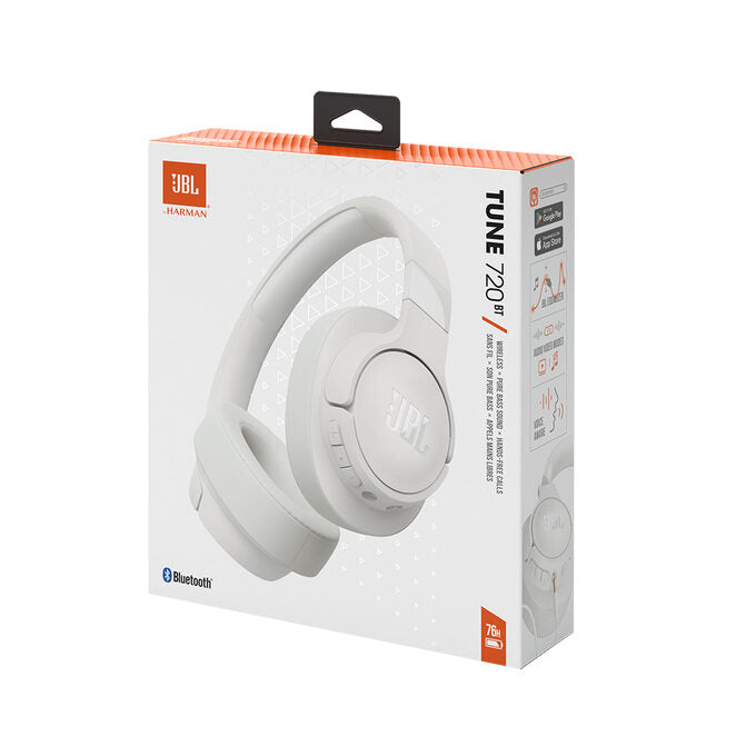 JBL Tune 720BT Auricolare Wireless A Padiglione Musica e Chiamate Bluetooth Bianco