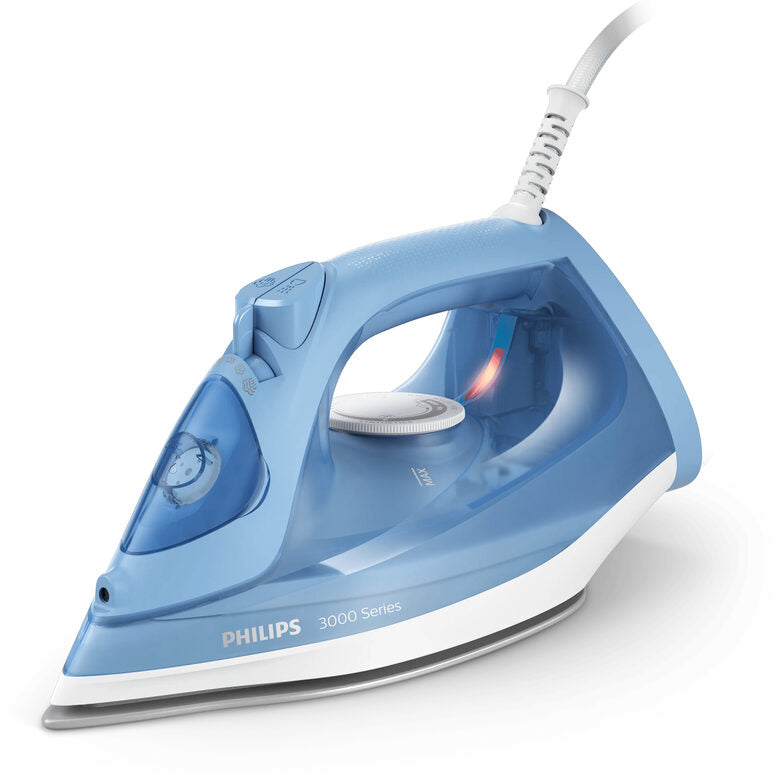 Philips Serie 3000 DST3020/20 ferro da stiro Ferro a vapore Piastra in Ceramica 2200 W Blu