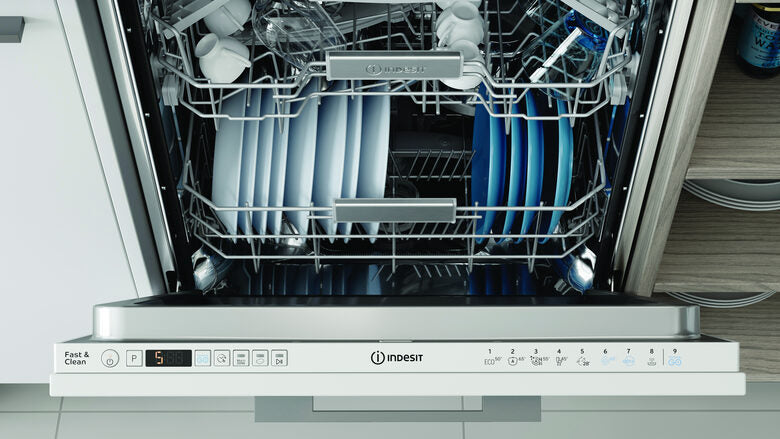 Indesit I3I D741O Lavastoviglie a Incasso Scomparsa totale 14 coperti C
