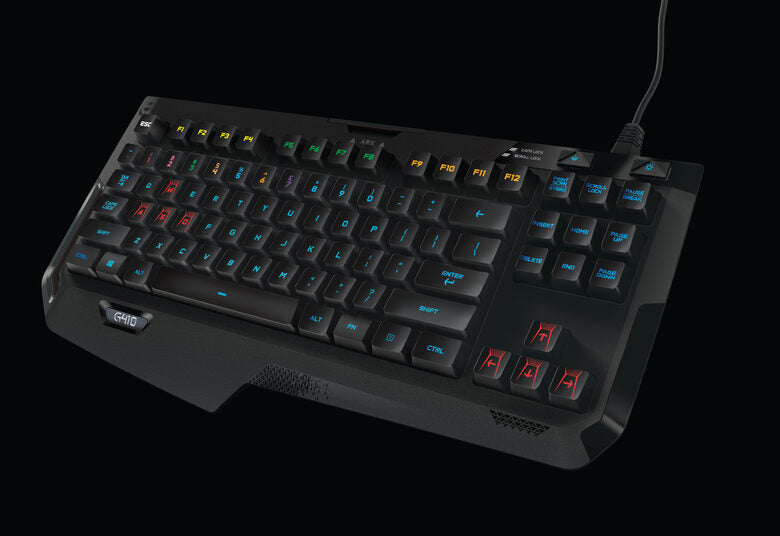 Logitech G G410 Atlas Spectrum tastiera USB QWERTY US International Nero