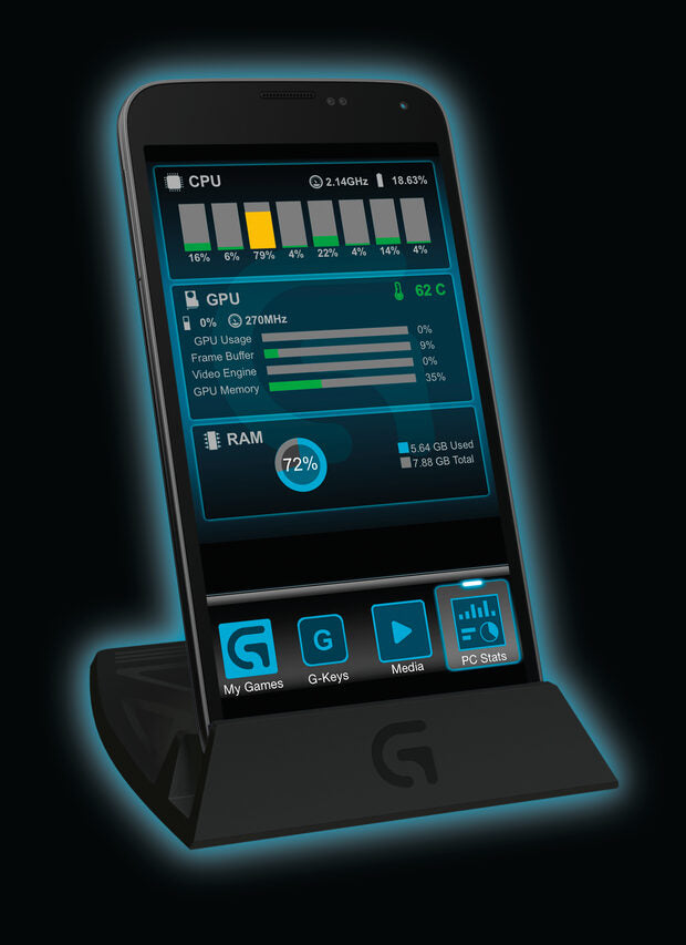 Logitech G G410 Atlas Spectrum tastiera USB QWERTY US International Nero